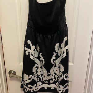 Strapless White House Black Market Dress
